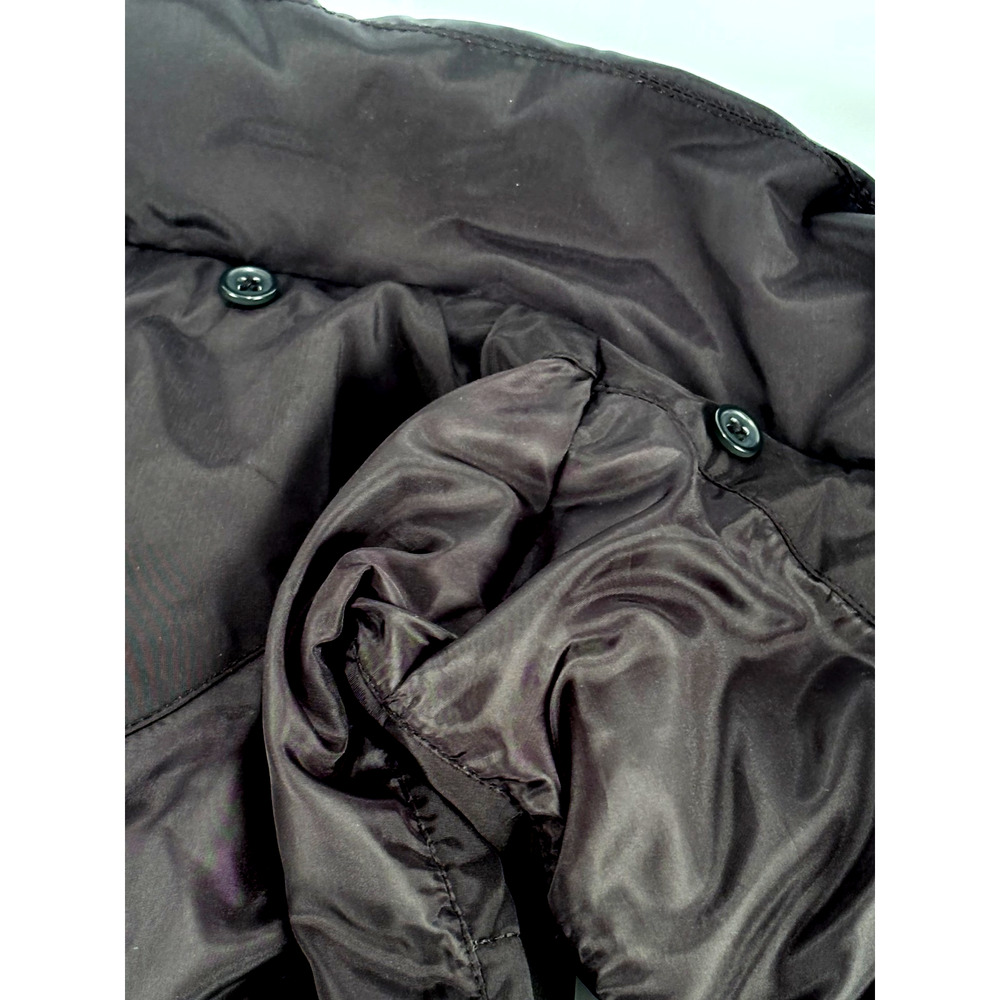 Lands End Thick Down Puffer Vest Womens LARGE Black Feather insulated Jacket ECU - Picture 9 of 9